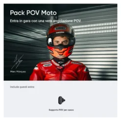 Action cam Insta360 935521 GO 3S Motorcycle In Helmet POV Bundle