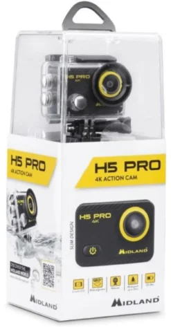 Action cam Midland C1515 H5 Pro Black e Yellow