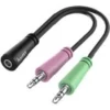 Adattatore audio Hama 00200351 Headset Black