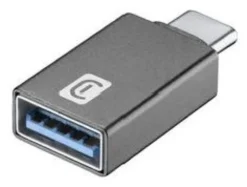 Adattatore computer Cellular Line USBA2CCARADAPTERK Car Adapter Grey