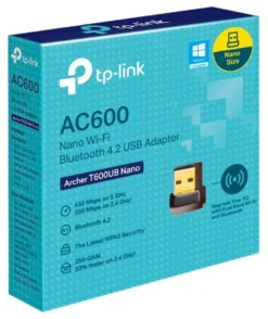 Adattatore Tp Link ARCHER AC600 T600UB Nano Black
