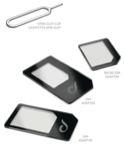 Adattatori sim Cellular Line UNIVERSALSIMADAPT 3in1 Black