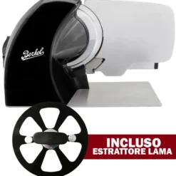 Affettatrice berkel home line 250 plus nera con estrattore lama incluso