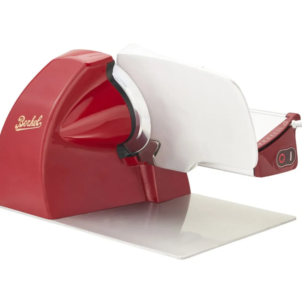 Affettatrice berkel home line 200 plus rossa con estrattore lama incluso