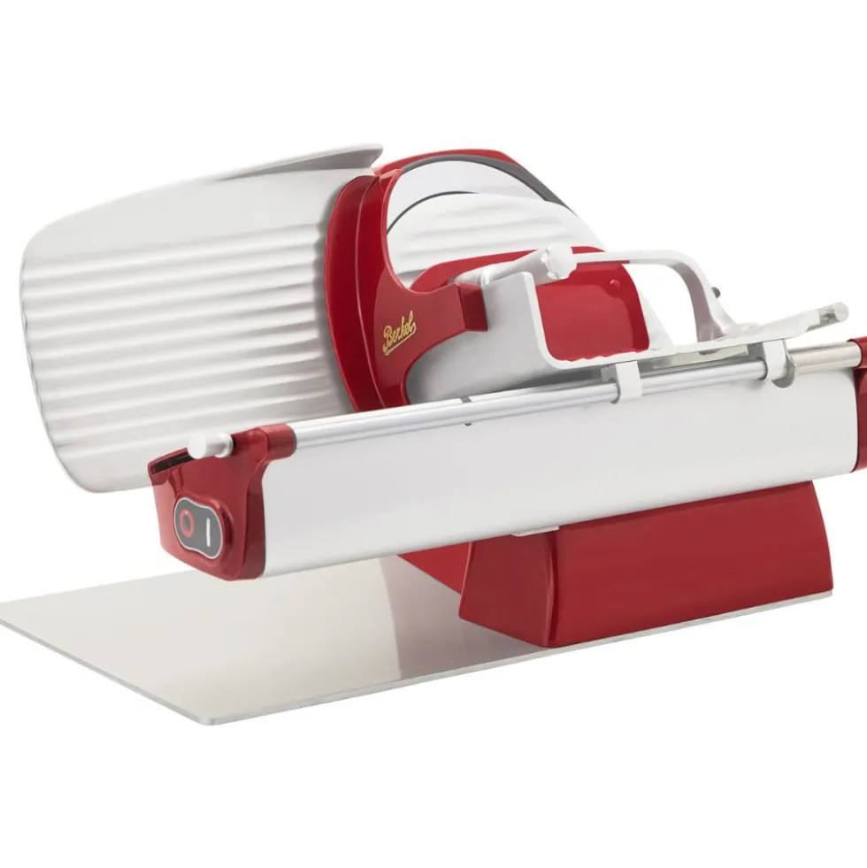 Affettatrice berkel home line 200 plus rossa con estrattore lama incluso