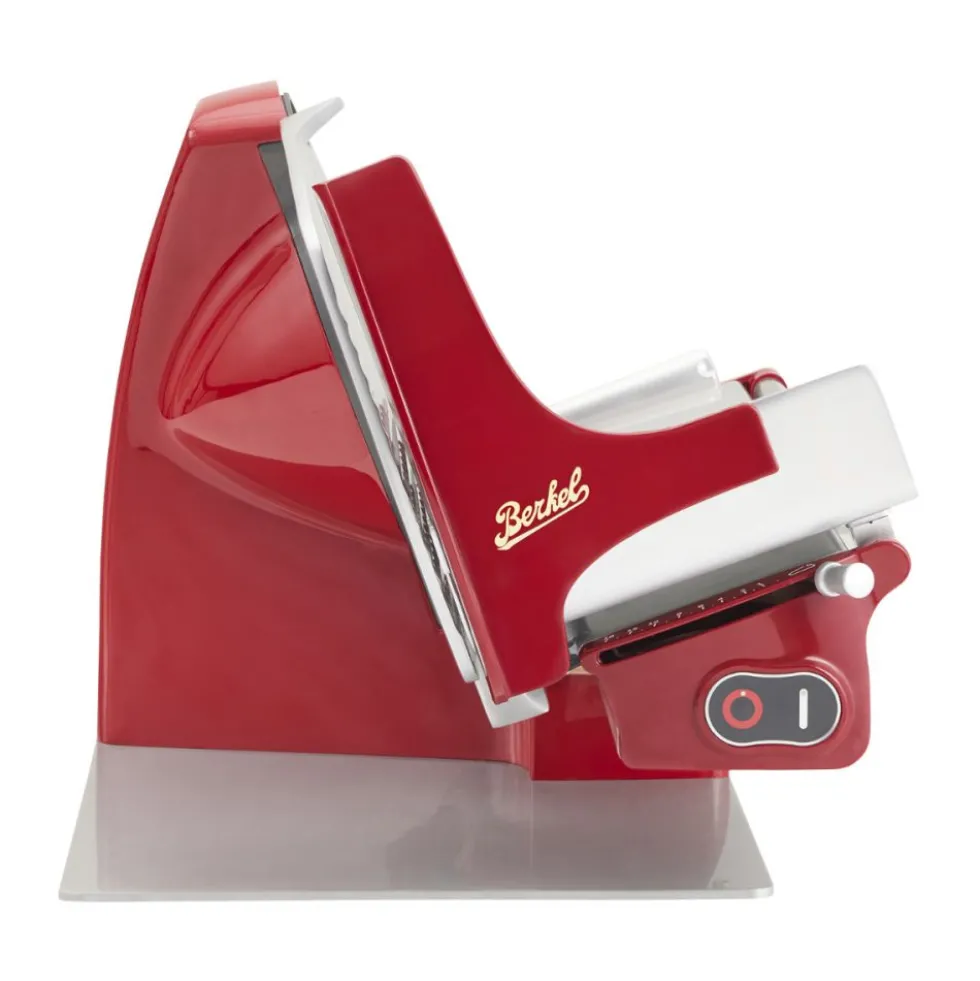 Affettatrice berkel home line 250 plus rossa con estrattore lama incluso