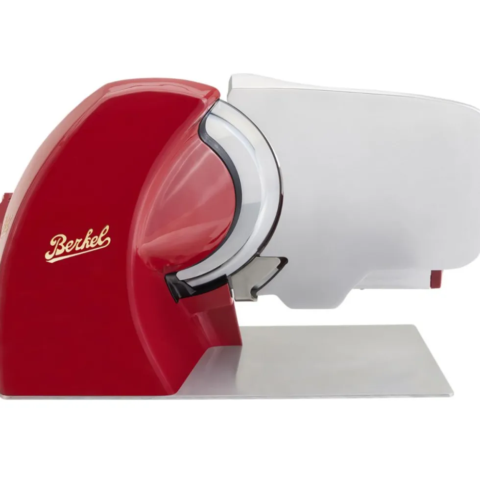 Affettatrice berkel home line 250 plus rossa con estrattore lama incluso