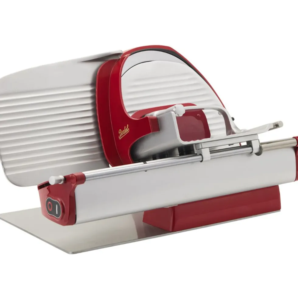 Affettatrice berkel home line 250 plus rossa con estrattore lama incluso