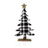 Albero • Decorazione in legno 19 x 6 x h 35 cm - Black Tartan