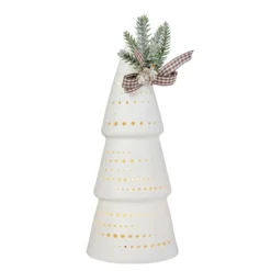 Albero di Natale in ceramica con LED • Ø 10 x h 23 cm - Decor