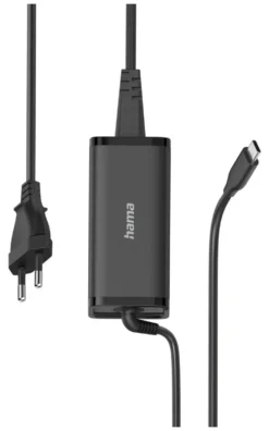 Alimentatore Hama 00200024 100W GaN Power Delivery Black