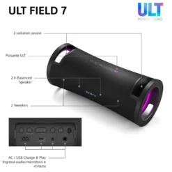 Altoparlante portatile Sony SRSULT70B.EU8 con ULT POWER SOUND