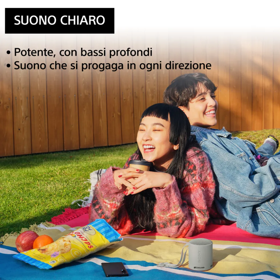 Altoparlante wireless Sony SRSXB100H Bluetooth, Extra Bass
