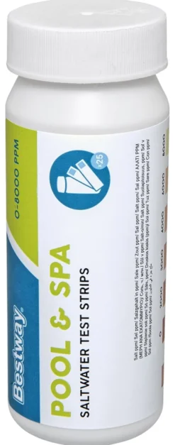 Analizzatore acqua piscina 25 strisce test cloratore di sale Bestway 5