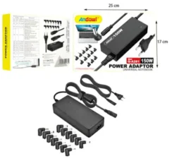 ANDOWL ALIMENTATORE NOTEBOOK 150W UNIVERSALE 13 TIPS Q-A281