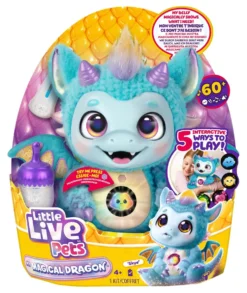 Animale Interattivo Rocco Giocattoli 20486319 LITTLE LIVE PETS Peluche