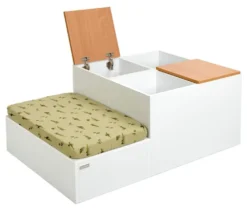 Anta bagnetto fasciatoio Italbaby 070 8410 01 DOMINO quadra Naturale