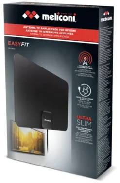Antenna digitale terrestre Meliconi 881032 EASY FIT Indoor Black