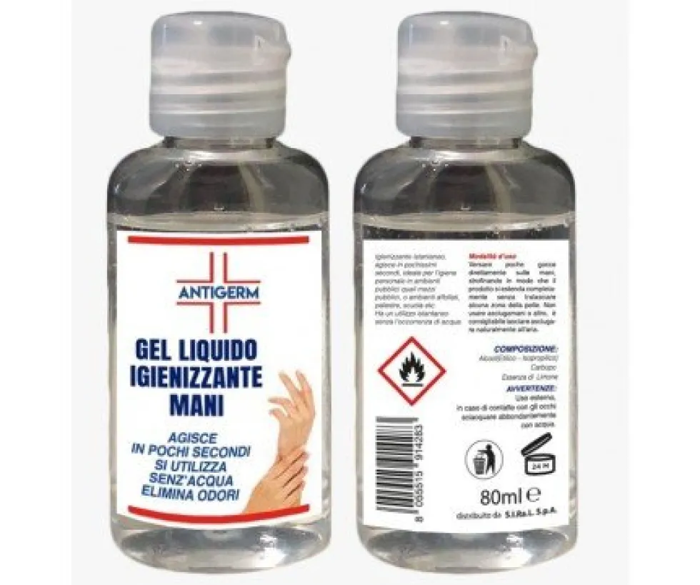 ANTIGERM GEL LIQUIDO IGIENIZZANTE MANI 80ml