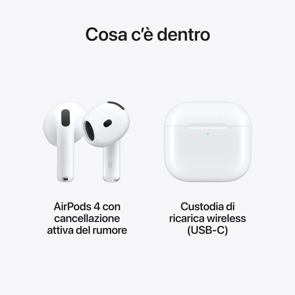 Apple Airpods 4 With Active Noise Cancellation