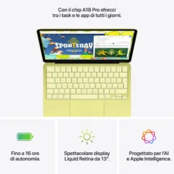 Apple Macbook Neo 13 A18 Pro 6 Core Cpu 5 Core Gpu 8Gb 256Gb Ssd Indigo