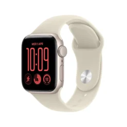 Apple Watch SE 3 GPS 40mm alluminio galassia con cinturino sport sabbia S/M