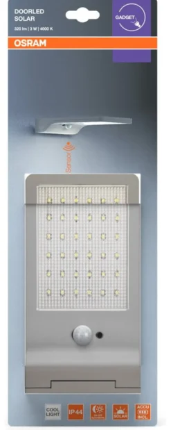Applique solare Osram LUM267862BLI1 DOOR LED SOLAR Silver