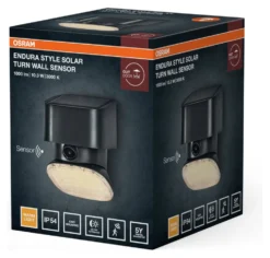 Applique solare Osram LUM415435 ENDURA STYLE SOLAR Dark grey