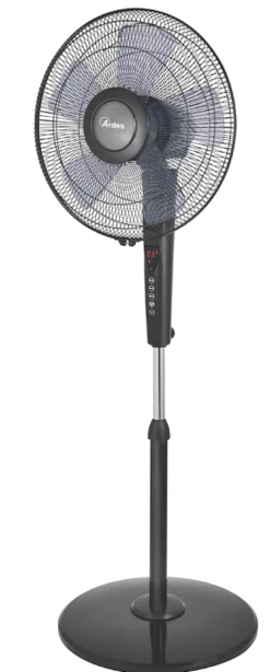 Ardes Ventilatore Piantana 40Cm H150 Style Touch 3Vel Base Tonda Nero