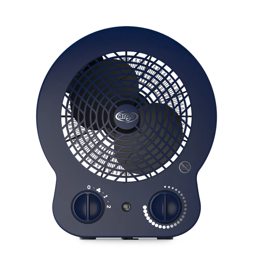 Argo Termoventilatore 2000W 2 Velocità Nero