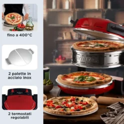 Ariete Forno Pizza Doppio 400°C 2300W 2 Termostati Separati