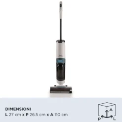 Ariete Lavapavimenti Aqua Force Aspira E Lava 220W 3Mod Pulizia Con Acc