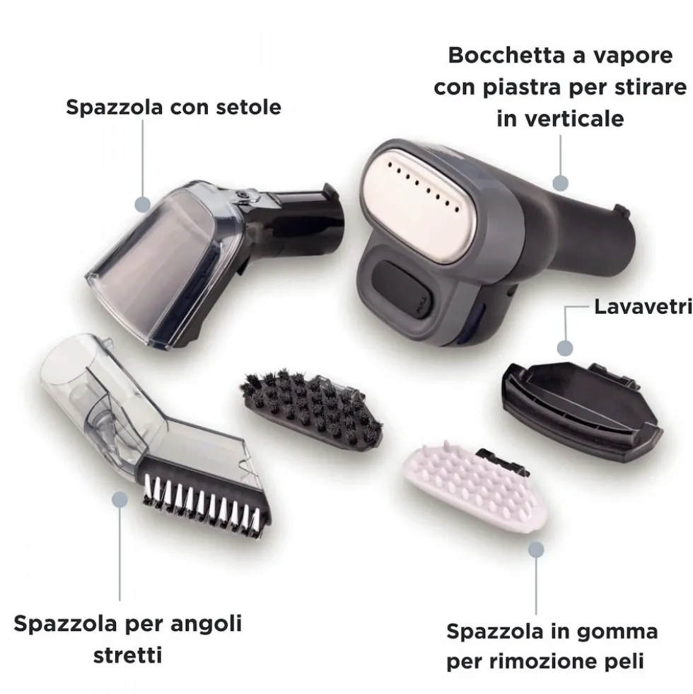Ariete Lavatappeti 1800W 1,7Lseb Acqu Pulita - 1,1L Seb Acqu Sporca/Accessor