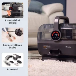 Ariete Lavatappeti 1800W 1,7Lseb Acqu Pulita - 1,1L Seb Acqu Sporca/Accessor