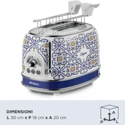 Ariete Tostapane 2Fette 810W 6Liv Con Pinze