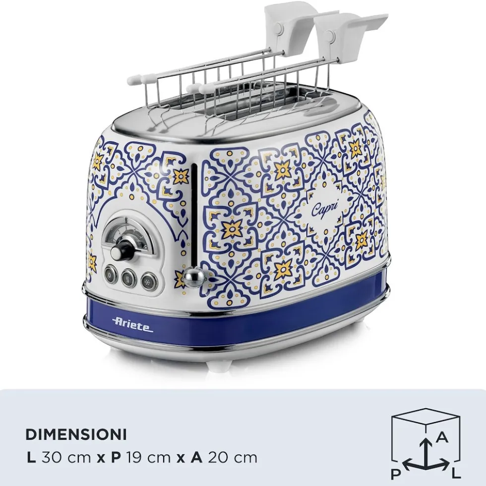 Ariete Tostapane 2Fette 810W 6Liv Con Pinze