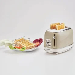 Ariete Tostapane 2Fette 800W 6Liv Vintage Beige
