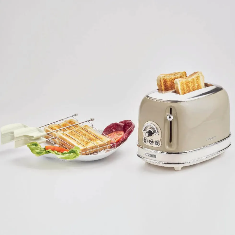 Ariete Tostapane 2Fette 800W 6Liv Vintage Beige