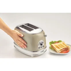 Ariete Tostapane 2Fette 800W 6Liv Vintage Beige