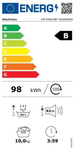 Asciugabiancheria Electrolux 916 900 926 SERIE 800 EW7H4E10BY UltraCar