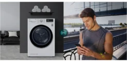 Asciugabiancheria Lg SERIE V9 RH10V9AV4W Dual Inverter White e Black