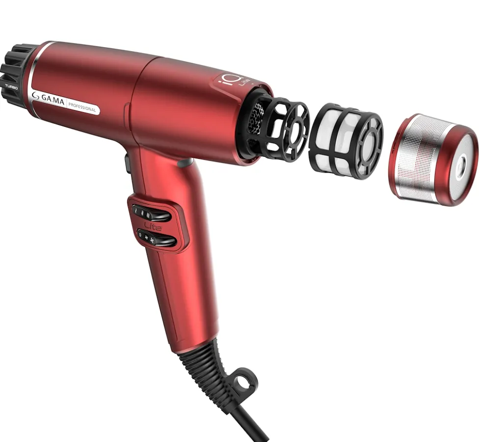 Asciugacapelli GAMA PH6030.RD 1500W con diffusore e concentratore