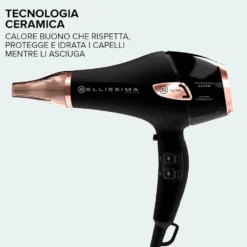 Asciugacapelli Imetec Bellissima P5 3800 con motore AC e tecnologia ionica