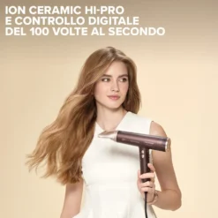 Asciugacapelli Imetec Bellissima Ceramisonic 1700W con ionizzatore