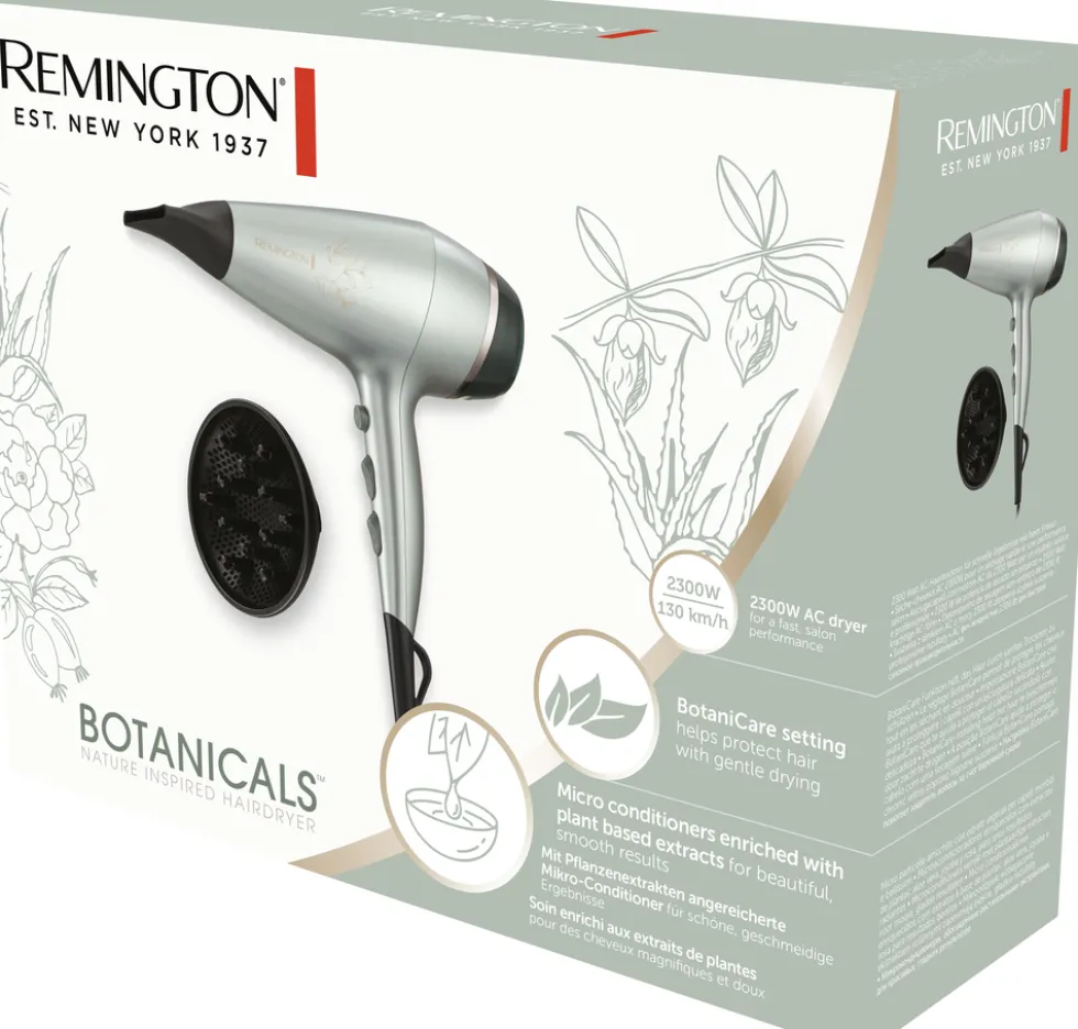 Asciugacapelli Remington AC5860 Botanicals con motore AC e ionizzatore