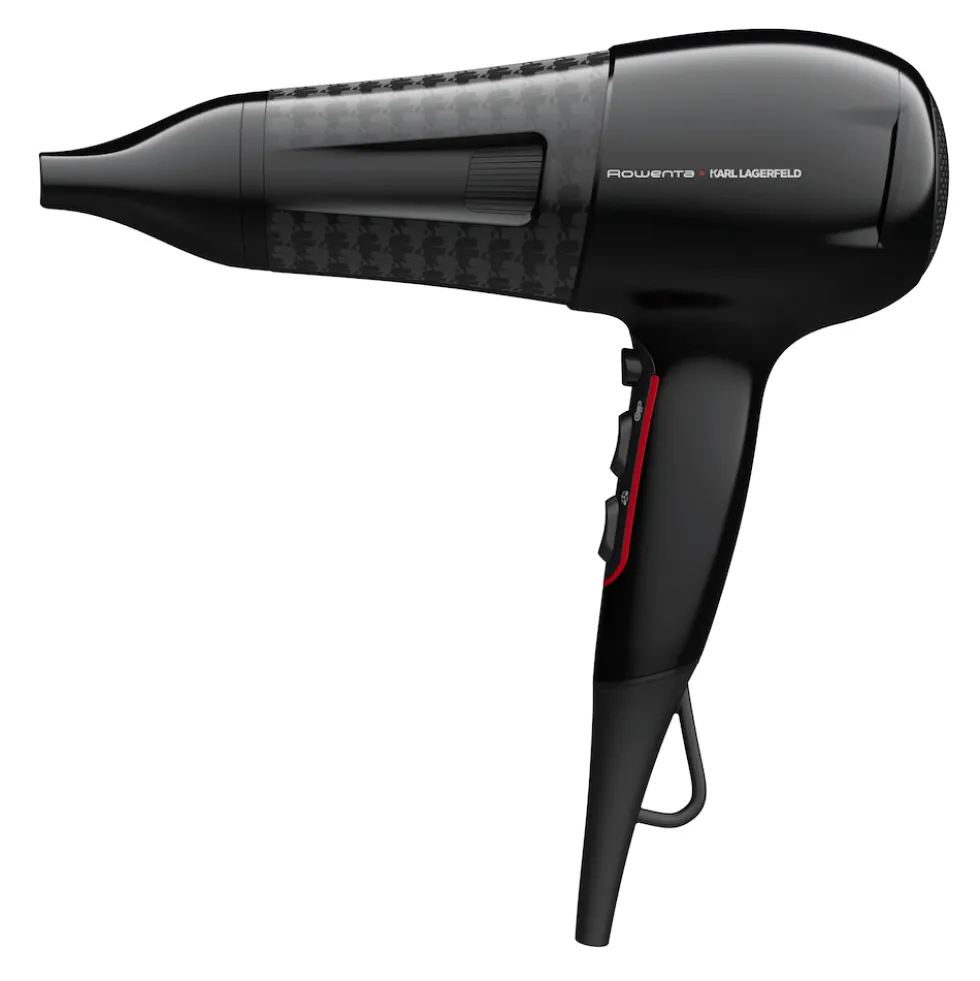 Asciugacapelli Rowenta Powerline x KARL LAGERFELD CV591L con tecnologia ionica