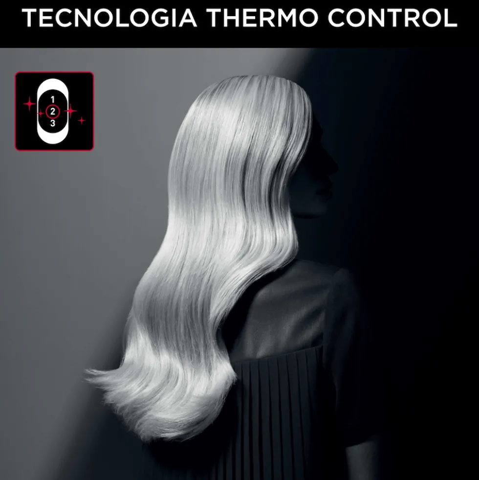 Asciugacapelli Rowenta Powerline x KARL LAGERFELD CV591L con tecnologia ionica