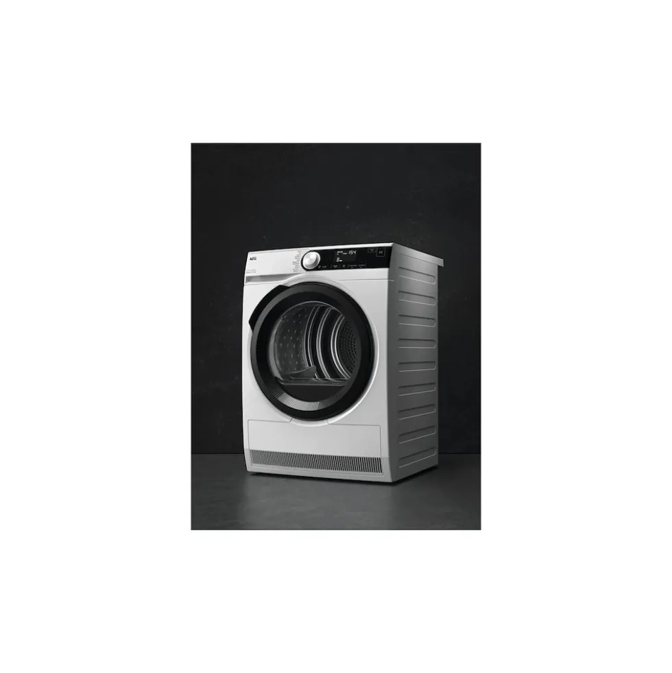 Asciugatrice AEG Serie 8000 TR8HDBG9B con pompa di calore e funzione vapore