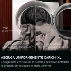 Asciugatrice AEG Serie 7000 TR7HE1C9 a pompa di calore 9kg