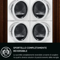 Asciugatrice a pompa di calore AEG Serie 7000 TR7HG18C con tecnologia SensiDry